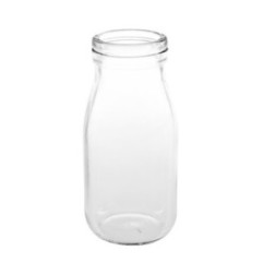 Mini bouteilles de lait en verre Olympia 200ml (lot de 12)