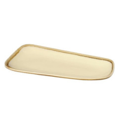 Plat couleur sable Kiln Olympia 295mm