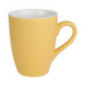 Mug pastel mat en porcelaine Olympia jaune 320ml 