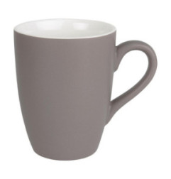 Mug pastel mat en porcelaine Olympia gris 320ml 