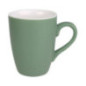 Mug pastel mat en porcelaine Olympia vert 320ml 