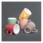 Mug pastel mat en porcelaine Olympia vert 320ml 