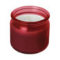 Bougies pots en verre rouges Olympia