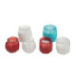 Bougies pots en verre rouges Olympia