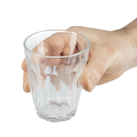 Gobelets en verre trempé Olympia 230ml (lot de 12)