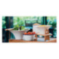 Saladier en acier émaillé Olympia 155mm lot de 6