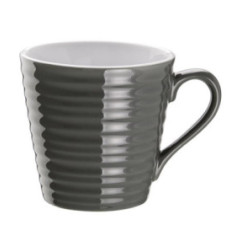 Mugs Aroma Olympia Cafe gris 340 ml (lot de 6)