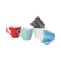 Mugs Aroma Olympia Cafe gris 340 ml (lot de 6)