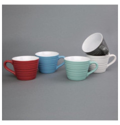 Mugs Aroma Olympia rouges 230 ml (lot de 6)