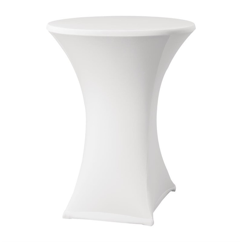 Housse de table extensible Samba blanche D2