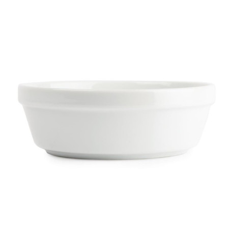 Plats à gratin ronds blancs Olympia 137mm (Lot de 6)