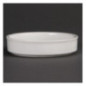 Plats empilables en porcelaine blanche Olympia 102mm (Lot de 6)