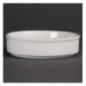 Plats empilables en porcelaine blanche Olympia 134mm (Lot de 6)