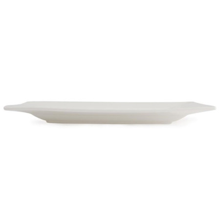 Assiettes carrées Olympia Lumina 265mm (Lot de 4)