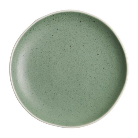 Assiettes plates verte Chia Olympia 20,5 cm (x6)