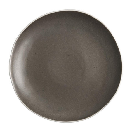 Assiettes plates grises Chia Olympia 27 cm (x6)