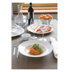 Assiettes creuses bord large Saturnia Napoli 230mm (lot de 12)