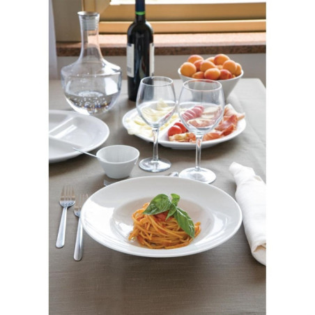 Assiettes creuses bord large Saturnia Napoli 230mm (lot de 12)