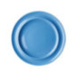 Assiettes bord surélevé Heritage Olympia bleues 253mm (lot de 4)