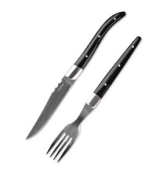 Couteaux à steak ACR noir Comas 22,5 cm (x6)