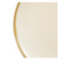 Assiettes plates rondes couleur sable Kiln Olympia 178mm lot de 6 