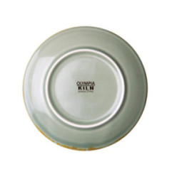 Assiettes plates rondes mousse Kiln Olympia 178mm lot de 6 