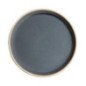 Assiettes plates bord droit granit bleu Olympia Canvas 25 cm  (Lot de 6)