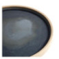 Assiettes plates bord droit granit bleu Olympia Canvas 25 cm  (Lot de 6)