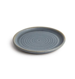 Assiettes plates granit bleu Olympia Canvas 18 cm  (Lot de 6)