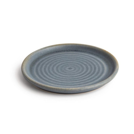 Assiettes plates granit bleu Olympia Canvas 18 cm  (Lot de 6)