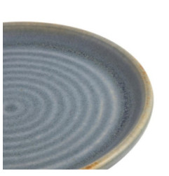 Assiettes plates granit bleu Olympia Canvas 18 cm  (Lot de 6)