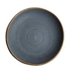 Assiettes creuses calottes bleu granit Olympia Canvas 23 cm