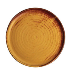 Assiettes plates terre de sienne Olympia Canvas 26,5 cm  (Lot de 6)