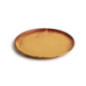 Assiettes plates terre de sienne Olympia Canvas 26,5 cm  (Lot de 6)