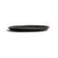 Assiettes plates noir mat  Olympia Canvas 26,5 cm  (Lot de 6)