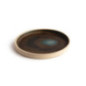 Assiettes plates bord droit vert bronze Olympia Canvas 18 cm  (Lot de 6)