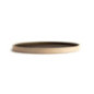 Assiettes plates bord droit vert bronze Olympia Canvas 25 cm  (Lot de 6)