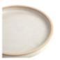 Assiettes plates bord droit blanc Murano Olympia Canvas 18 cm (Lot de 6)
