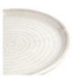 Assiettes plates blanc Murano Olympia Canvas 18 cm (Lot de 6)
