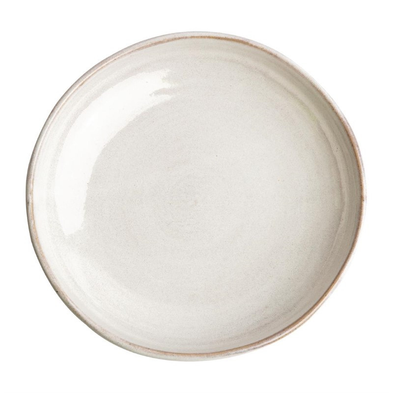 Assiettes creuses calottes blanc Murano Olympia Canvas 23 cm 