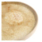 Assiettes plates bord droit beige moucheté Olympia Canvas 25 cm  (Lot de 6)