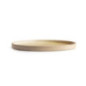 Assiettes plates bord droit beige moucheté Olympia Canvas 25 cm  (Lot de 6)