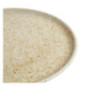 Assiettes plates beige moucheté Olympia Canvas 26,5 cm  (Lot de 6)