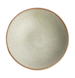 Assiettes creuses beige moucheté Olympia Canvas 20 cm  (Lot de 6)