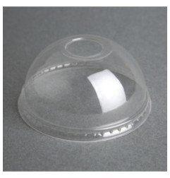 Couvercles dôme compostables en PLA Fiesta Compostable pour gobelets 340/454/568ml (Lot de 1000)