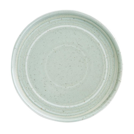 Assiette plate vert printanier Olympia Cavolo 18 cm