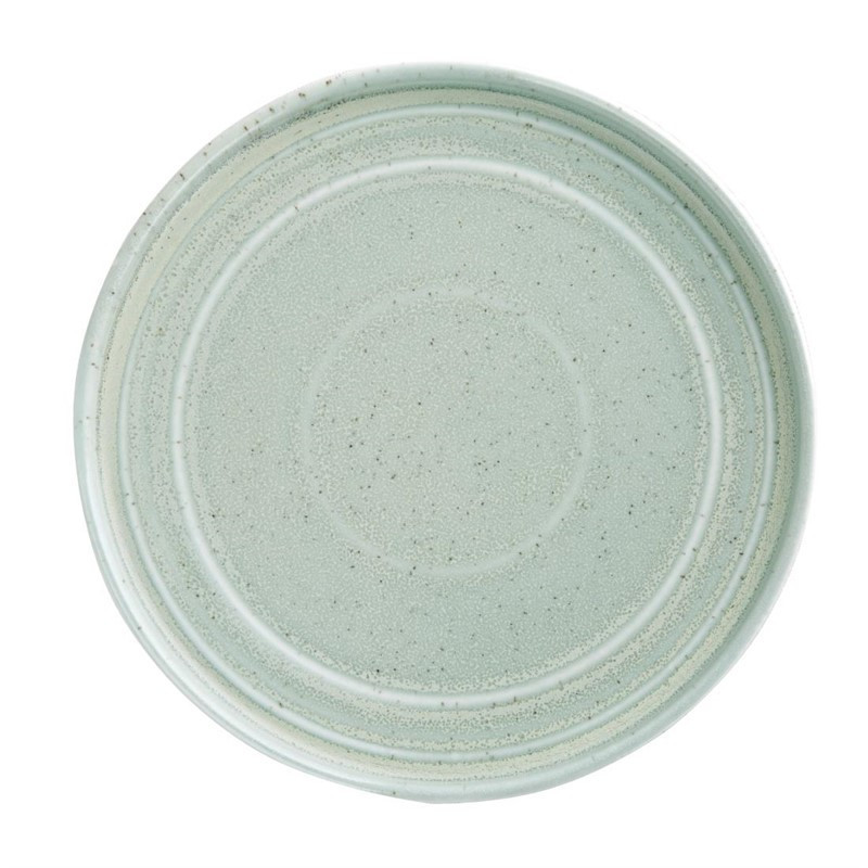 Assiette plate vert printanier Olympia Cavolo 220mm (lot de 6)