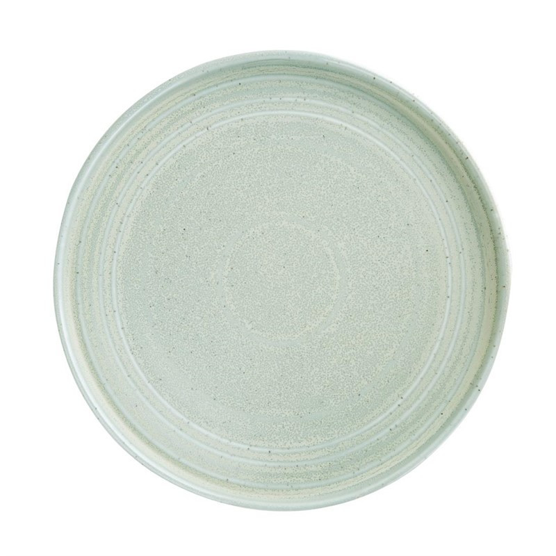 Assiette plate vert printanier Olympia Cavolo 27 cm (Lot de 4)