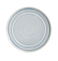 Assiette plate bleu cristallin Olympia Cavolo 22 cm
