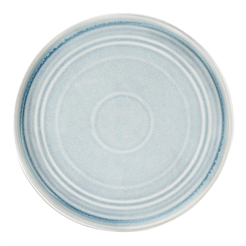 Assiette plate bleu cristallin Olympia Cavolo 270mm (lot de 4)